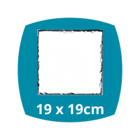 19 x 19 cm