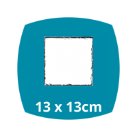 13 x 13 cm