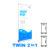 Roll-up twin (85x200cm) - Image 1