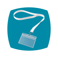 With lanyard