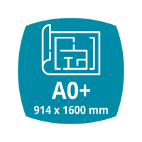 A0+ (914 × 1600 mm)